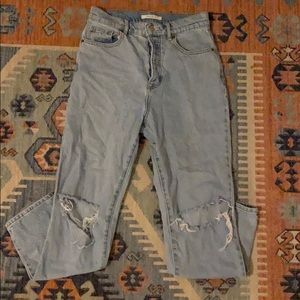 Pacsun High Rise Straight Leg Jeans